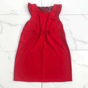 Red warm Girls Lands End Dress